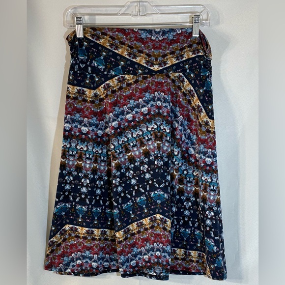 Urban Coco Dresses & Skirts - Urban Coco Boho Jewel A-Line Skirt Women’s XL Multicolor Knee Length